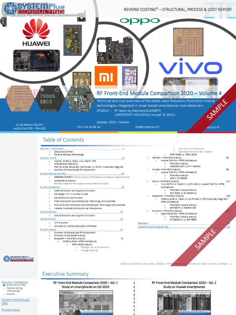 SP20524-RF-Front-End-Module-Comparison-2020-Vol.4-Sample | PDF ...