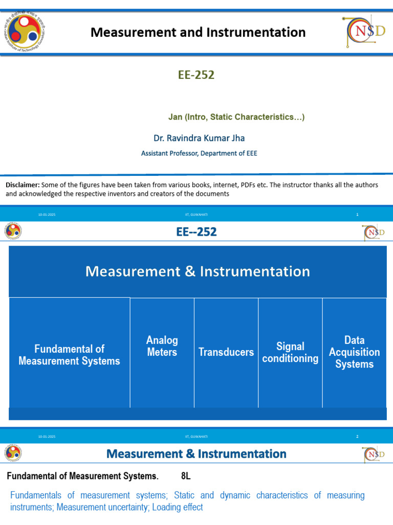 Measurement & Instrumentation Course Guide | PDF | Accuracy And ...