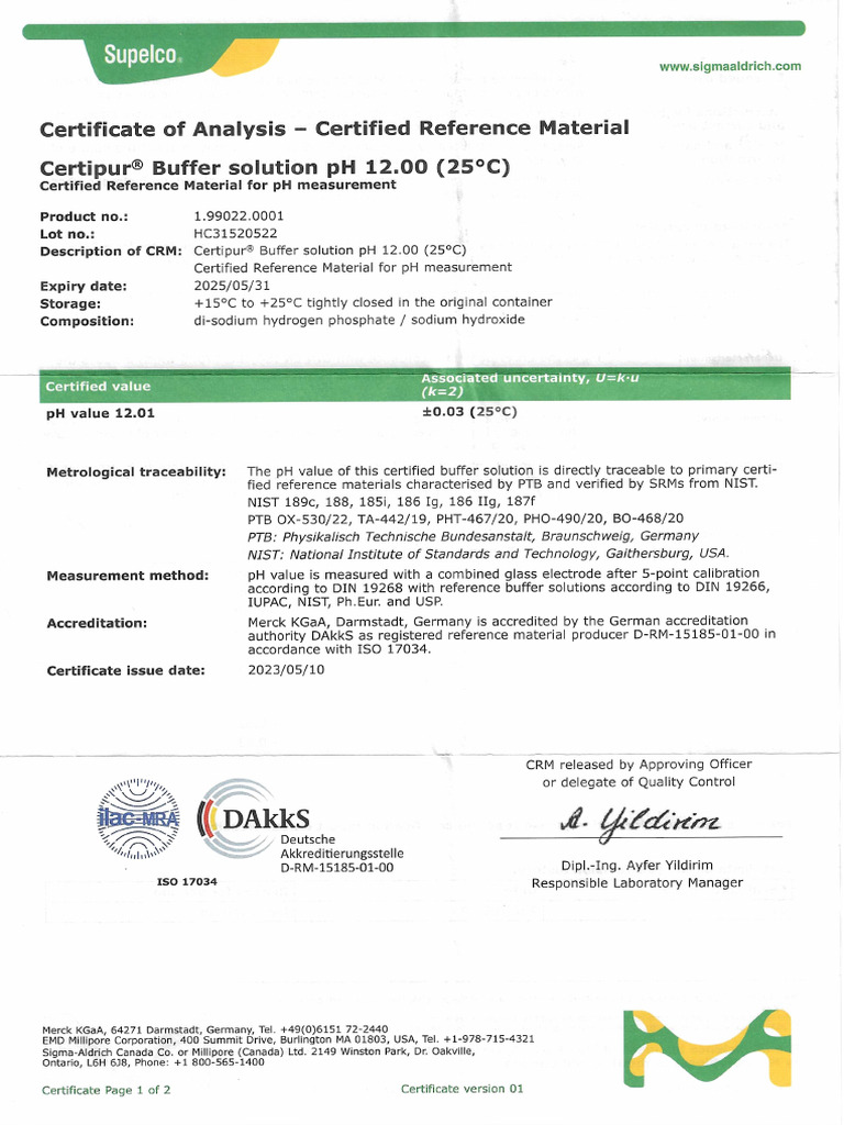 PH 12 Lote HC31520522 | PDF
