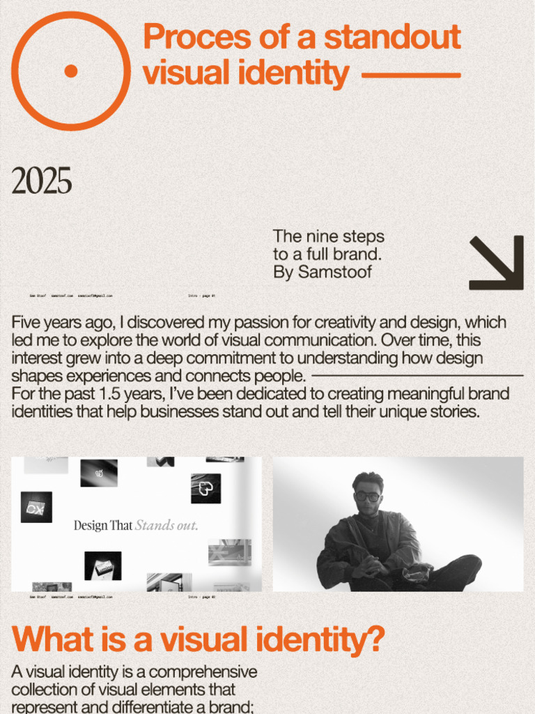 Visual Identity Process by Sam Stoof | PDF | Brand | Logos