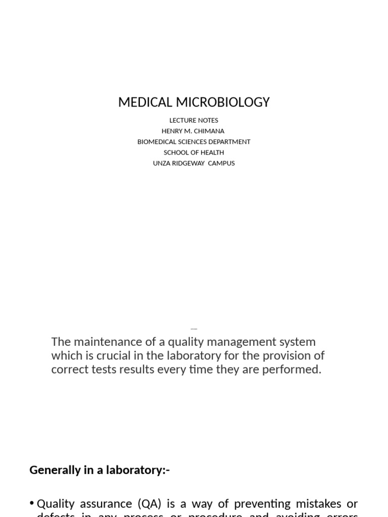 Quality Assurance - April 2020 | PDF | Quality Assurance | Quality ...