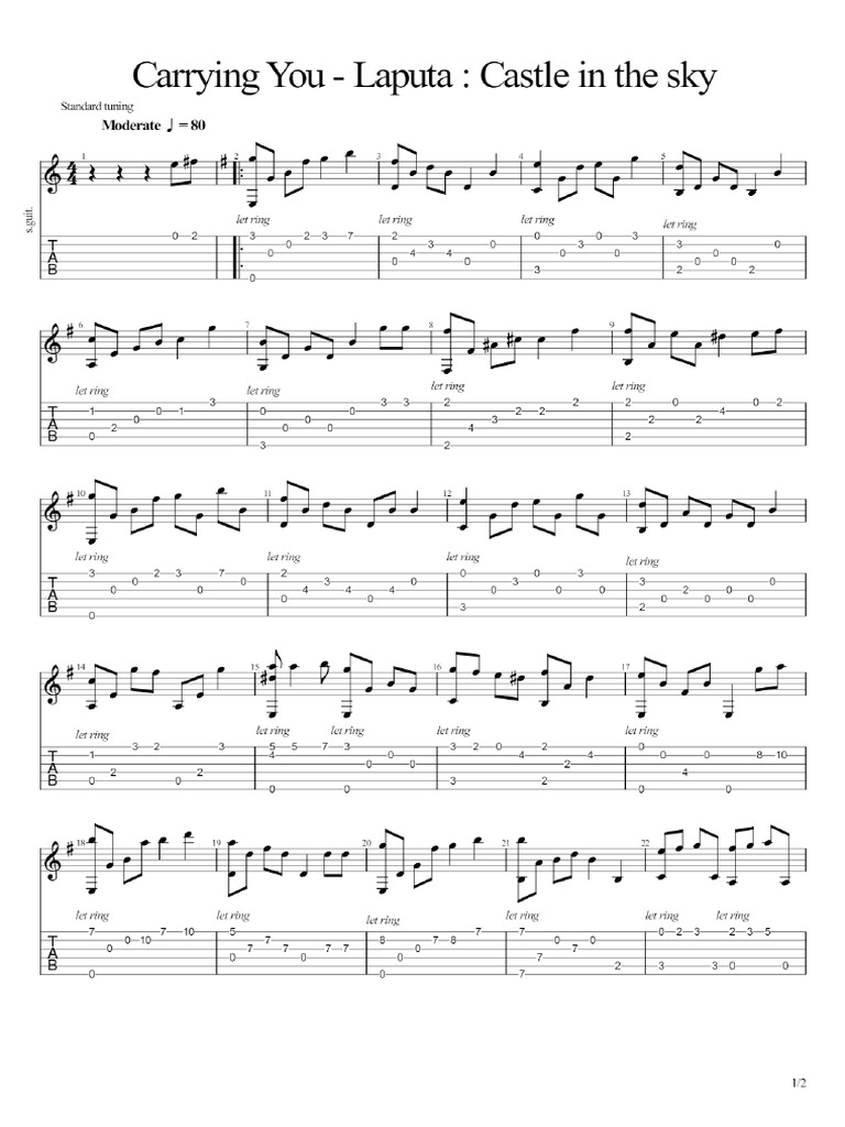 Laputa Tab | PDF