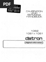 Download Datron 1061 1061A 1062 Calibration Service Manual by Raffaele Zignale SN82728063 doc pdf