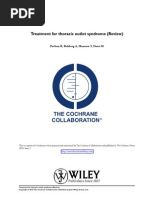 Download Treatment for Thoracic Outlet Syndrome - Cochrane Review by Chiroreader SN82729420 doc pdf