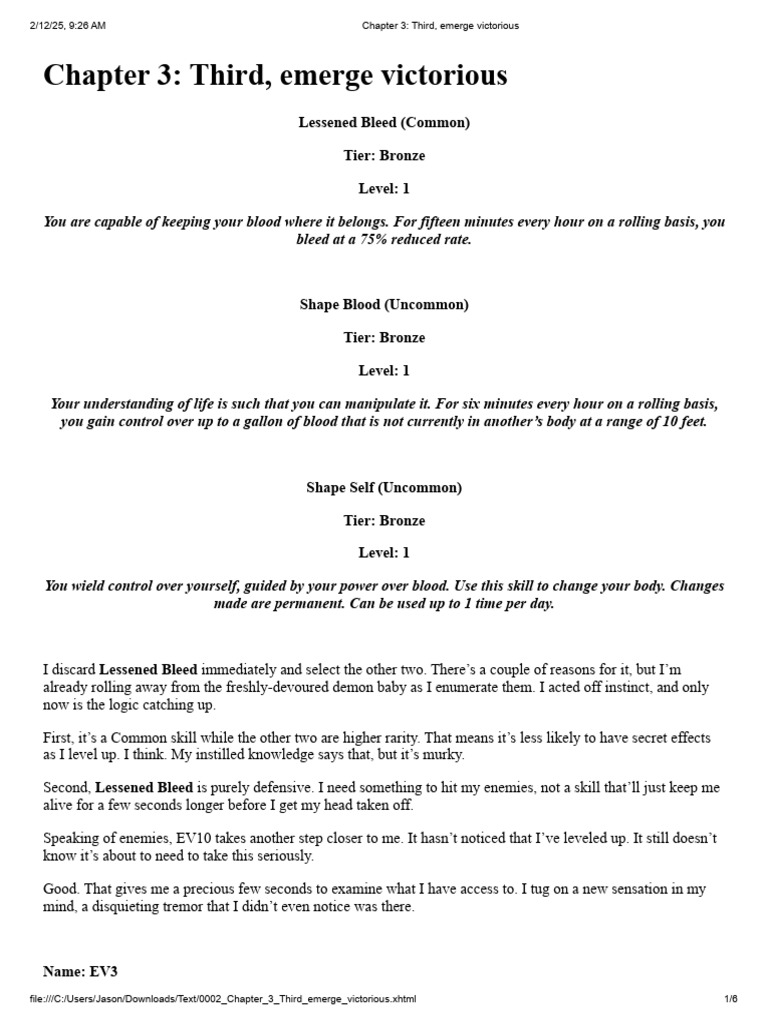 Bloodspawn's Battle for Victory | PDF