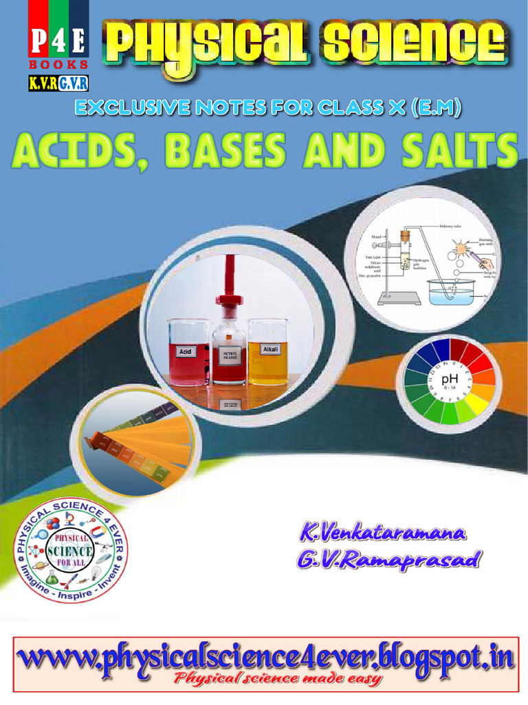 Exclusive Notes Acids and Bases | PDF | Hydroxide | Acid