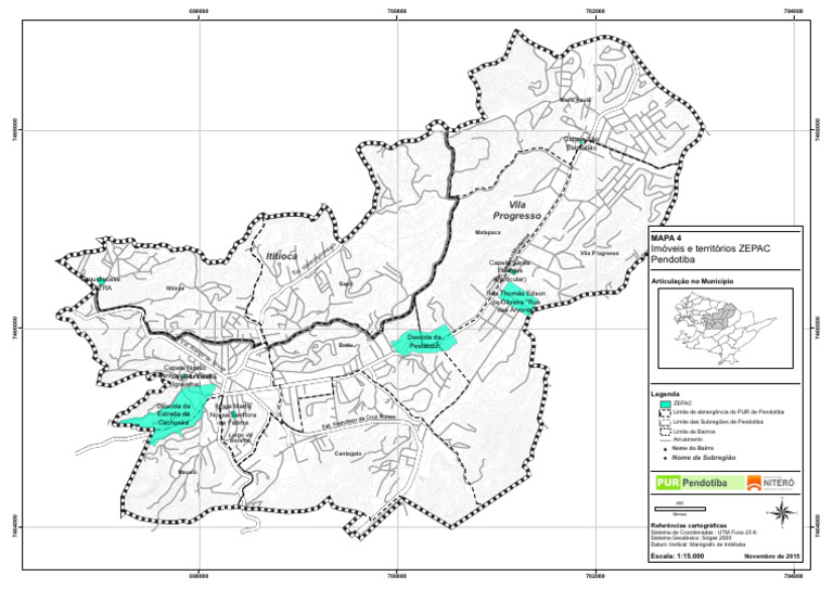Mapa 4 - Imóveis e Territórios - Zepac - Rev2-Pur RP | PDF | Dados e ...