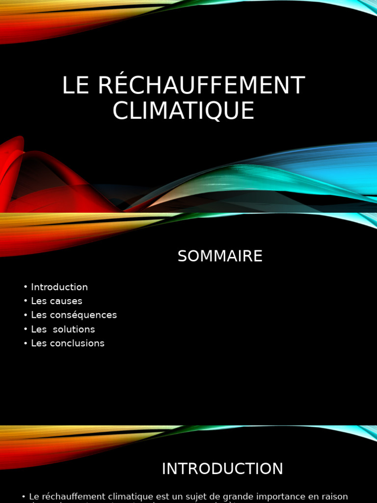 Causes et solutions du réchauffement climatique | PDF | Changement ...