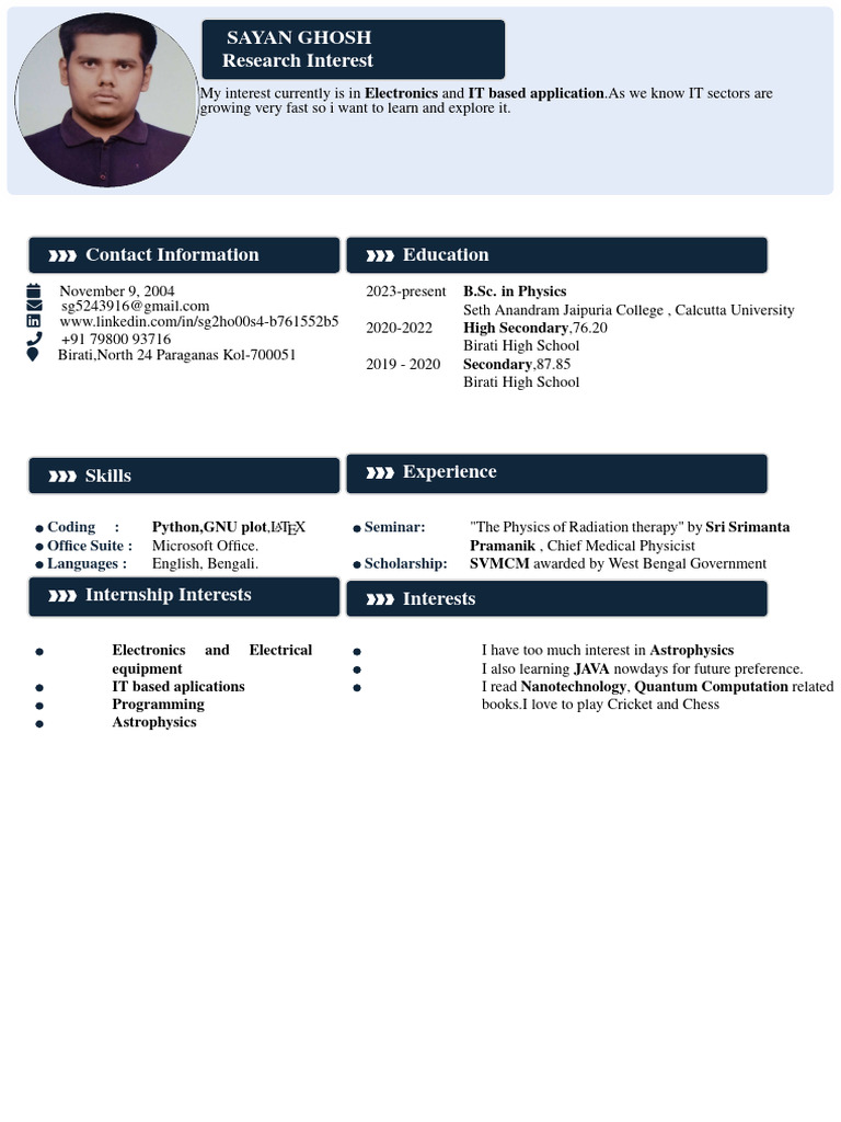 Final CV | PDF
