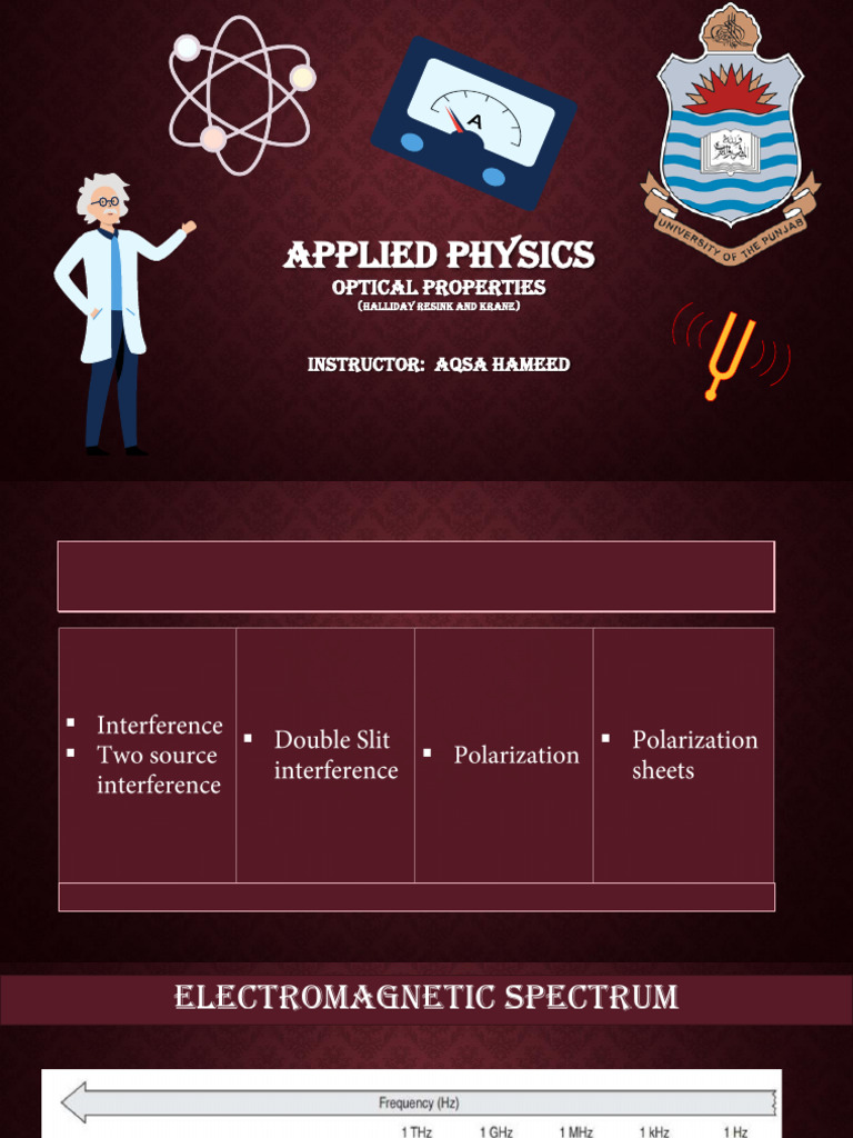 Applied Physics Last Lecture | PDF | Polarization (Waves) | Waves