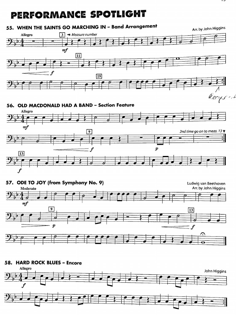 Performance Spotlight Trombone Euphonium Bassoon Pdf