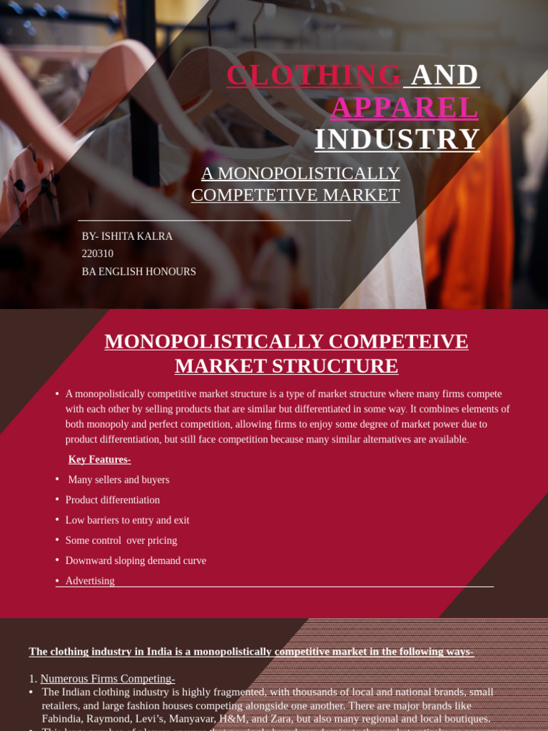 Clothing and Apparel Industry ECO | PDF | Demand | Marginal Cost