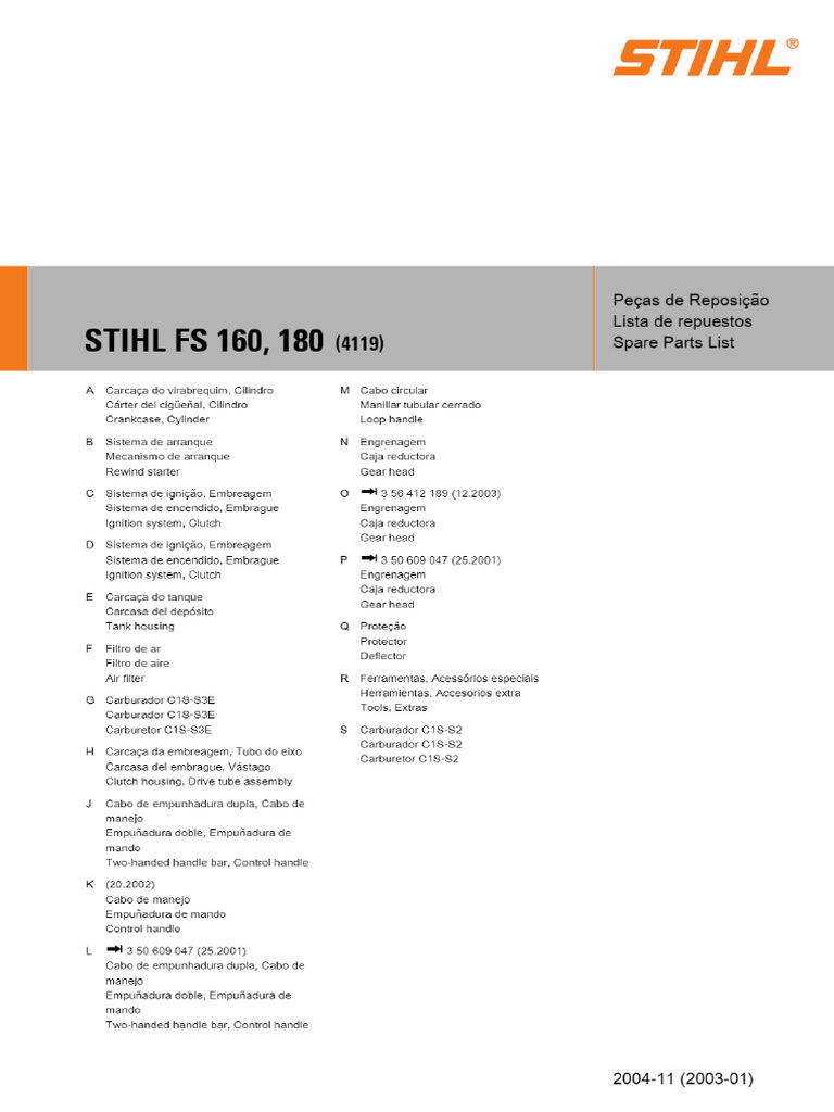 Stihl FS 160, 180 | PDF