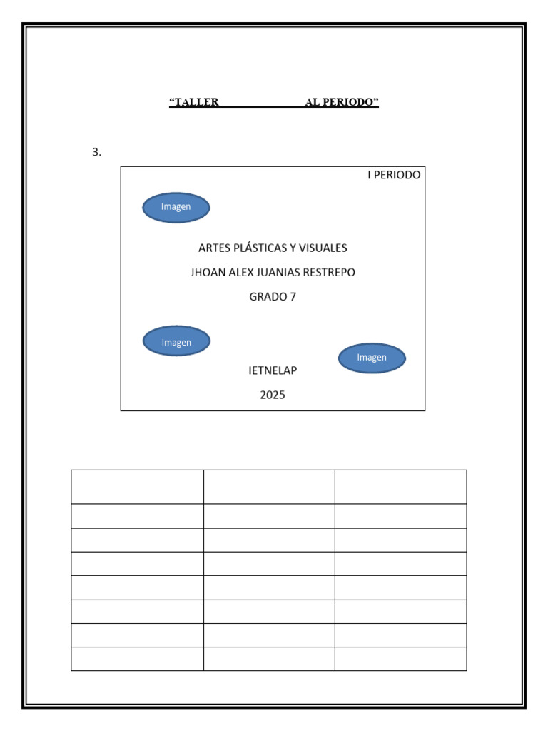 Taller No. 1 Grado Séptimo | PDF