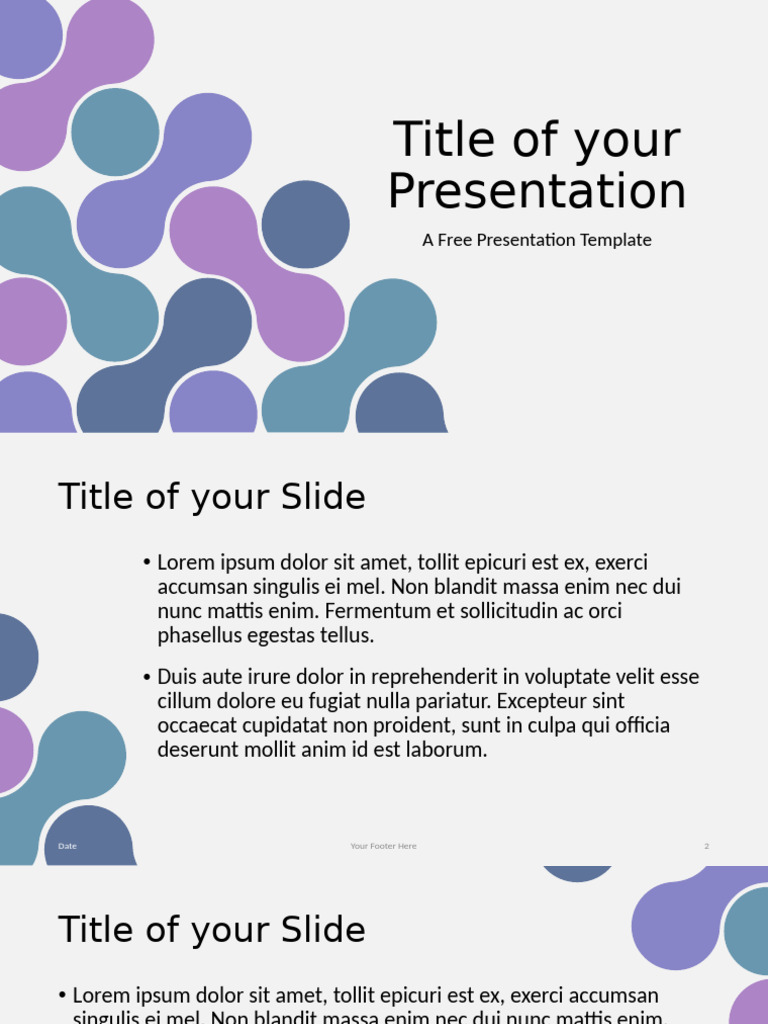 Free Presentation Template Download | PDF