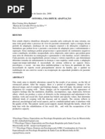 Ostomia, uma dificil adaptação