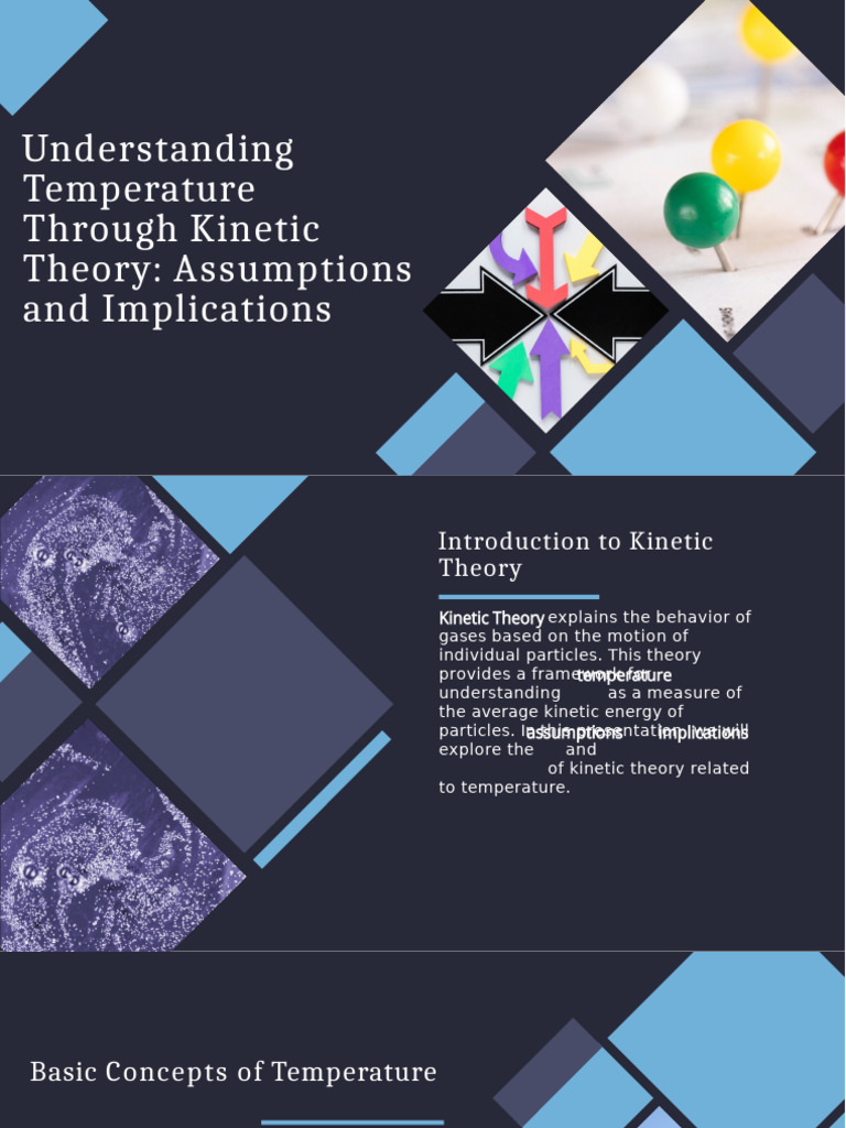 Slidesgo Understanding Temperature Through Kinetic Theory Assumptions ...