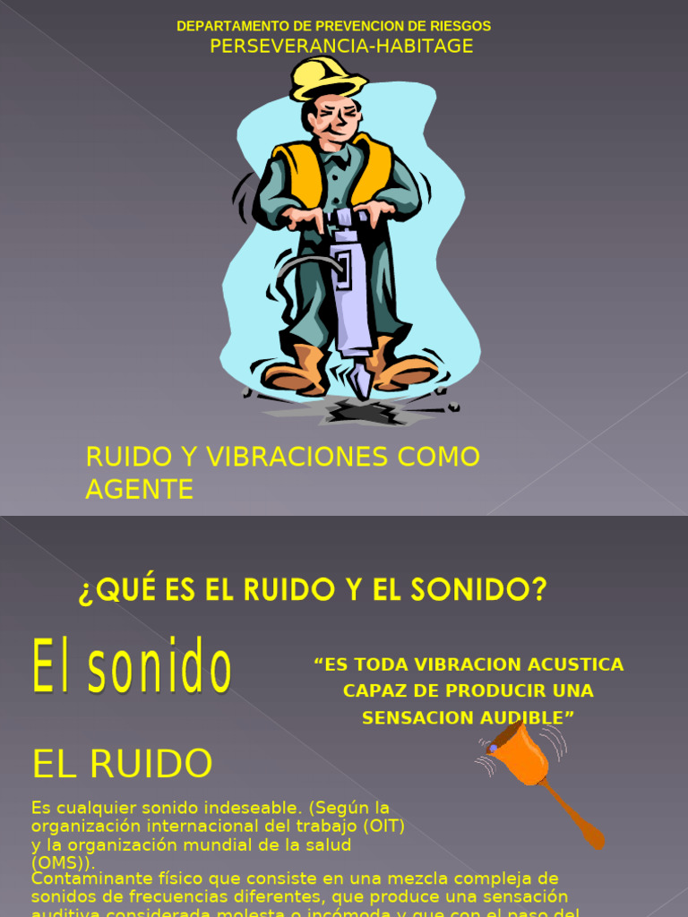 Pr-Sg-Cap 002 Ruido y Vibraciones | PDF | ruido | Sonido