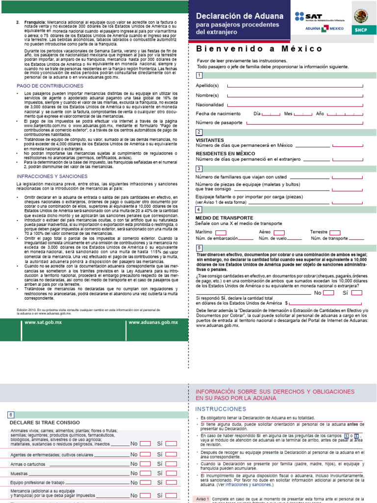 Aduana Pdf Aduana Ordenador Portátil