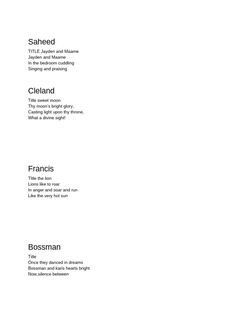 8c Haiku | PDF