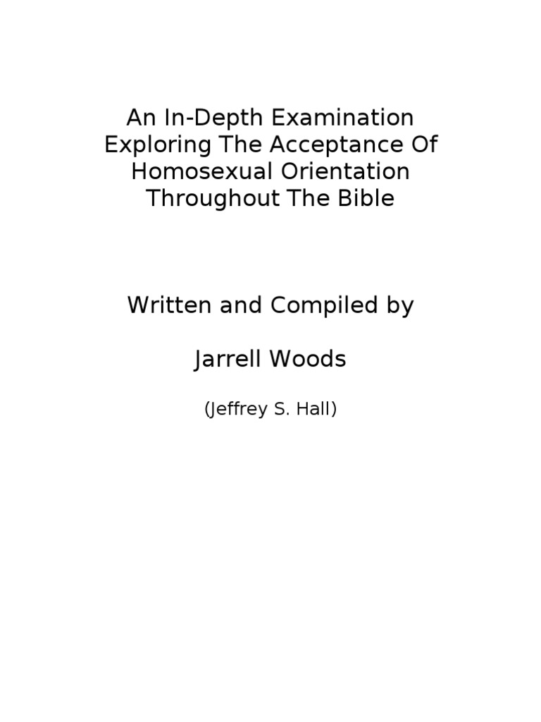 Biblical Views on Homosexuality Explained | PDF | Sodom And Gomorrah ...