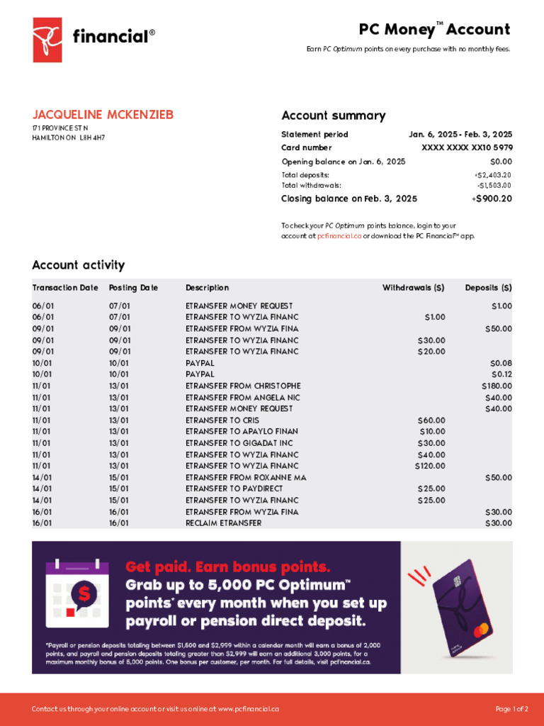 Statement | PDF | Credit Card | Financial Transaction
