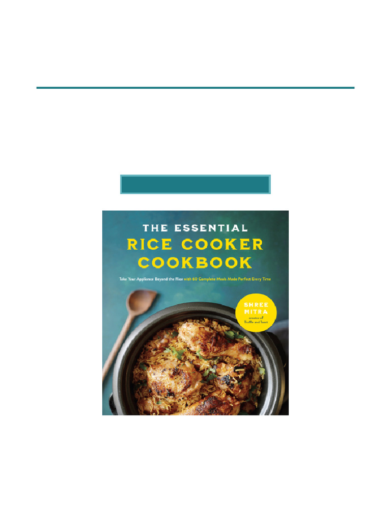 Essential Rice Cooker Recipes Guide | PDF