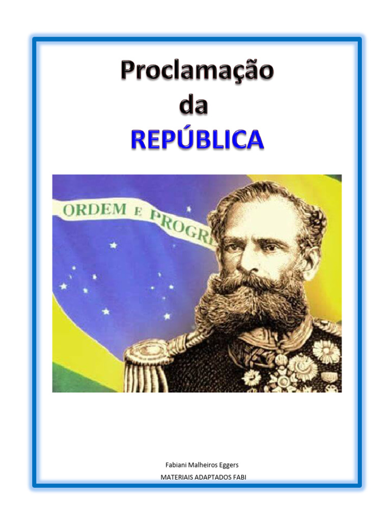 Proclamação da República no Brasil | PDF | República | Brasil