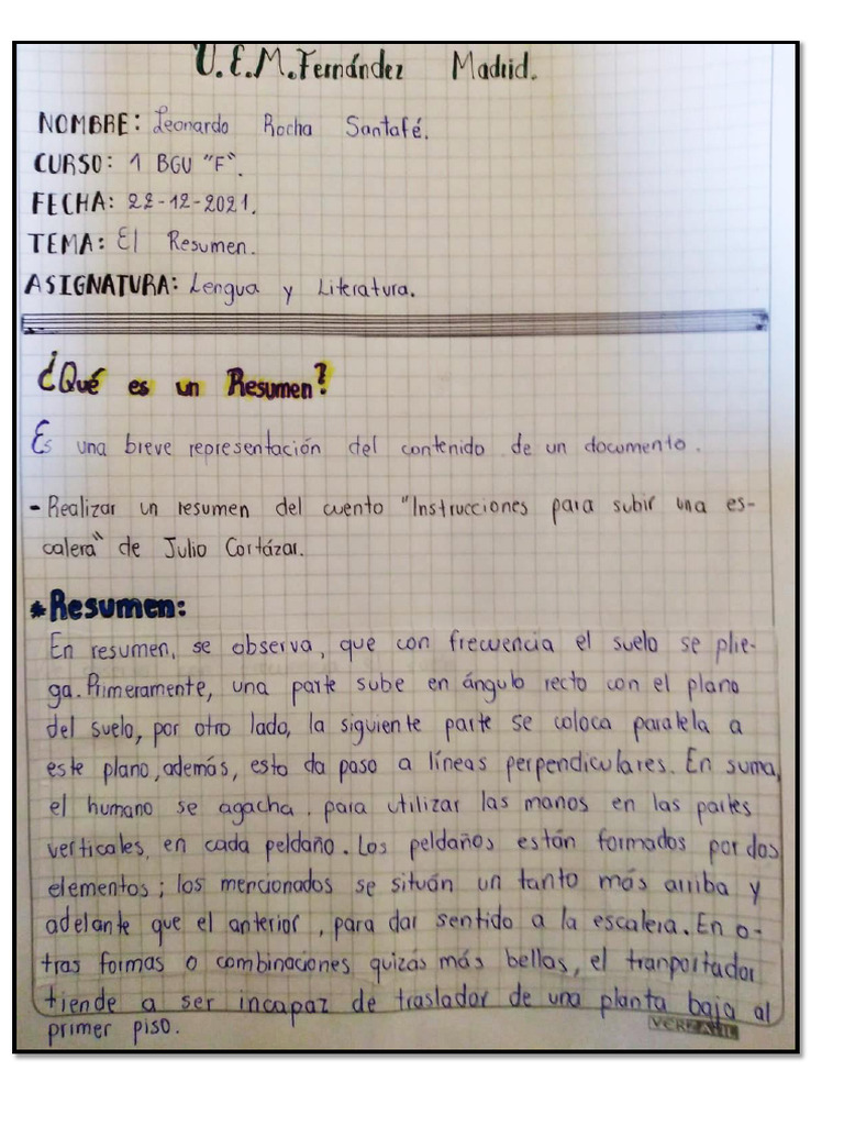 EL RESUMEN. | PDF