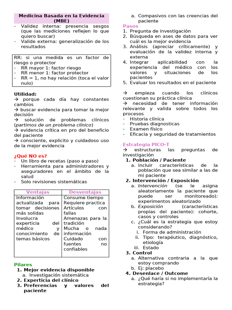 Medicina Basada en la Evidencia: Guía Práctica | PDF | Evidencia basada ...