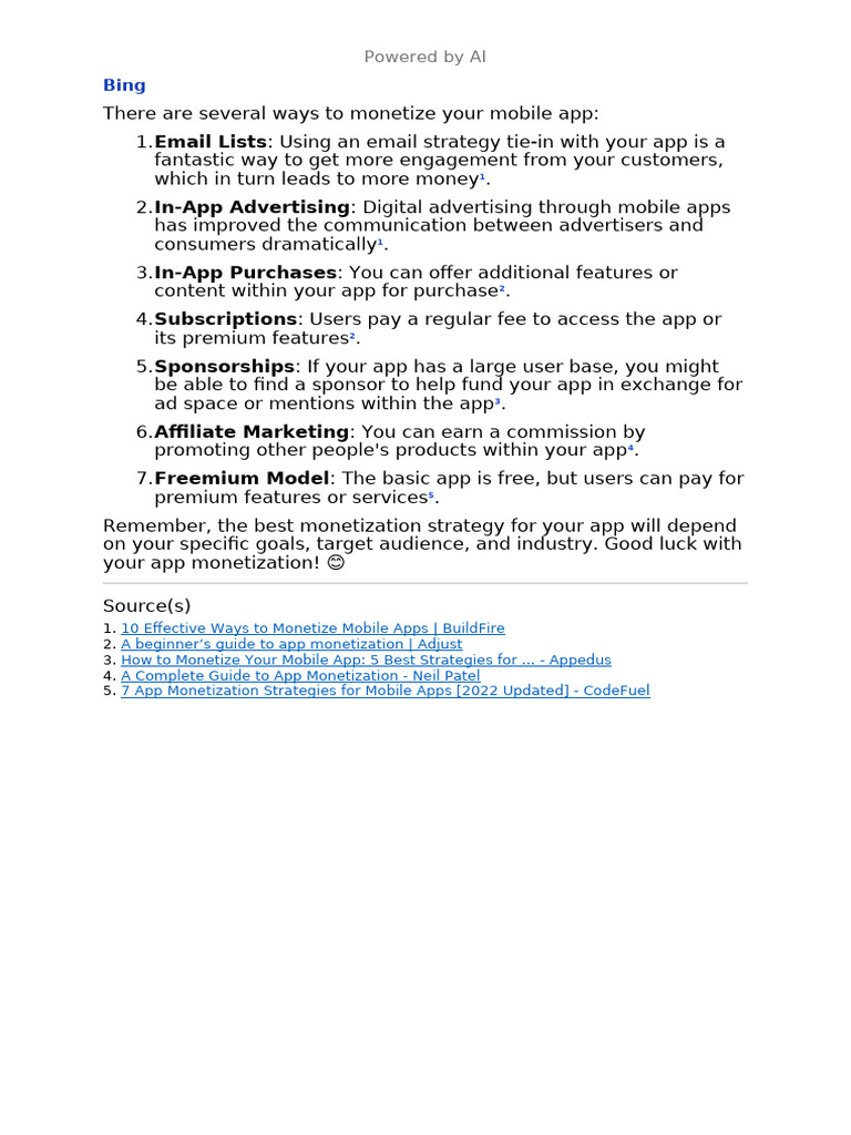 7 Effective Mobile App Monetization Strategies | PDF
