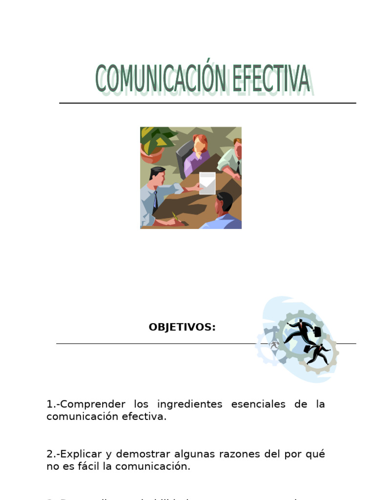 Claves para una Comunicación Efectiva | PDF | Comunicación | Autoestima