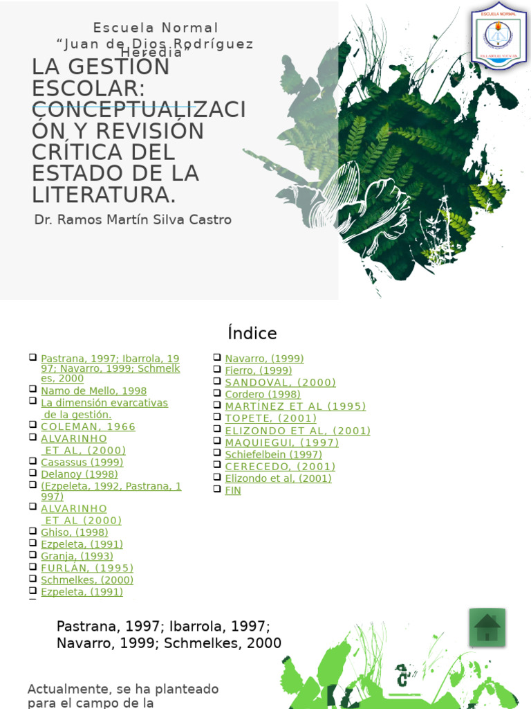 La Gestión Escolar | PDF | Escuelas | Plan de estudios