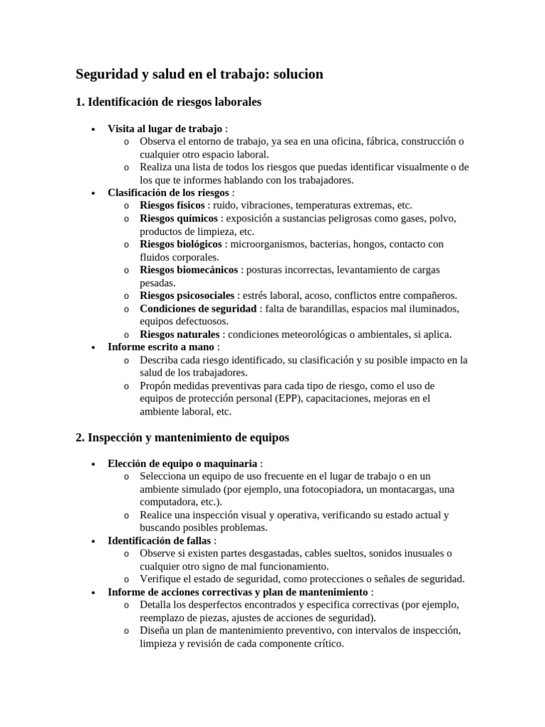 Seguridad y Salud en El Trabajo | PDF | Seguridad y salud ocupacional