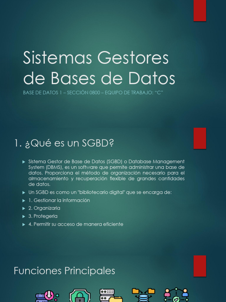 Guía Completa sobre SGBD y Ejemplos | PDF | Mi sql | Bases de datos