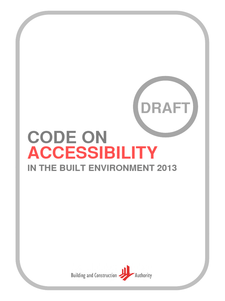BCA Accessibility Code Overview 2013 | PDF | Accessibility | Wheelchair