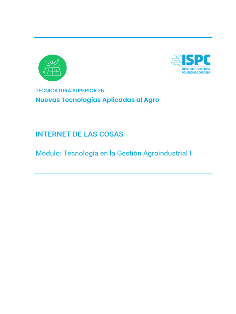 1 - Introducción A Internet de Las Cosas | PDF | Internet de las Cosas ...