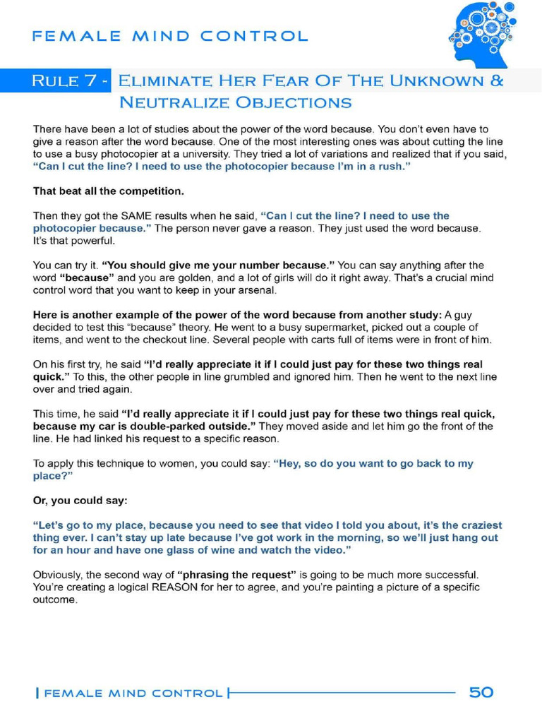 Female Mind Control V2 | PDF