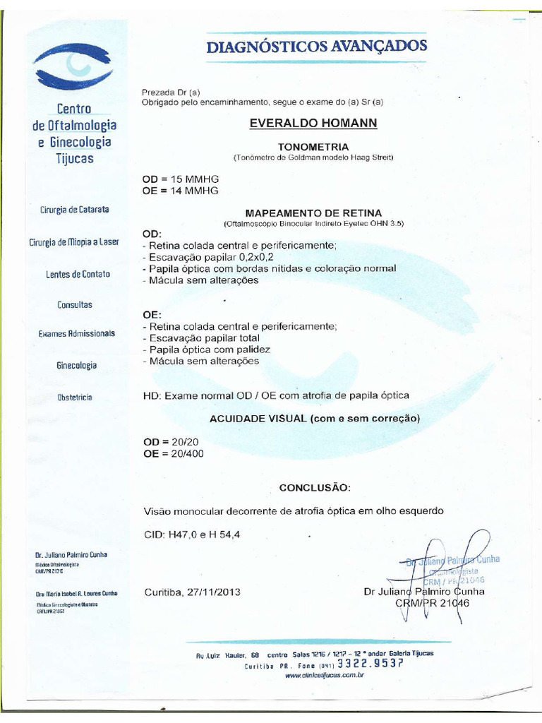 Laudo PCD | PDF