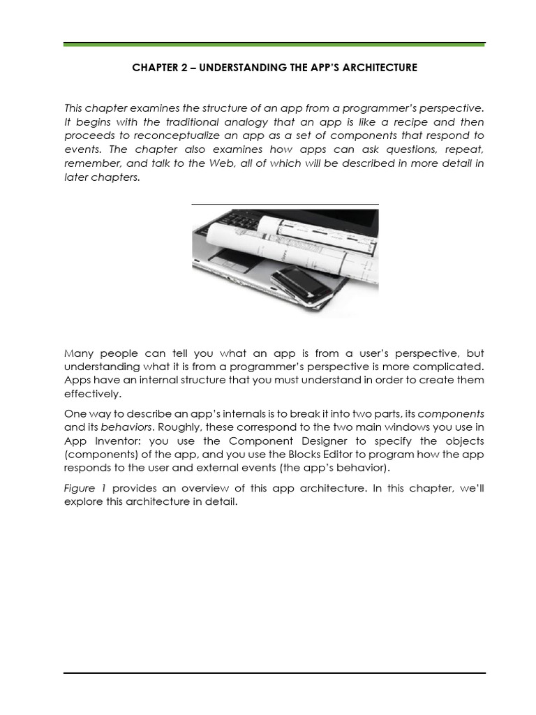 Chapter 2 Understanding An App - S Architecture | PDF | Comma Separated ...
