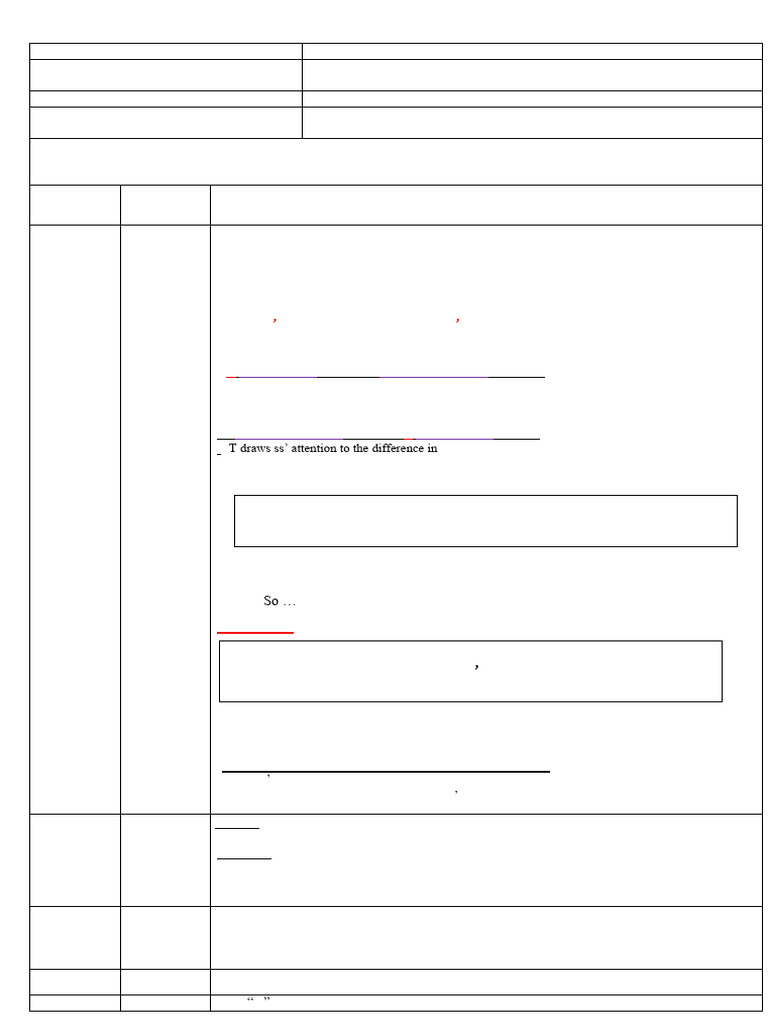 Conditional Type 3 Lesson Plan | PDF | Linguistics | Grammar
