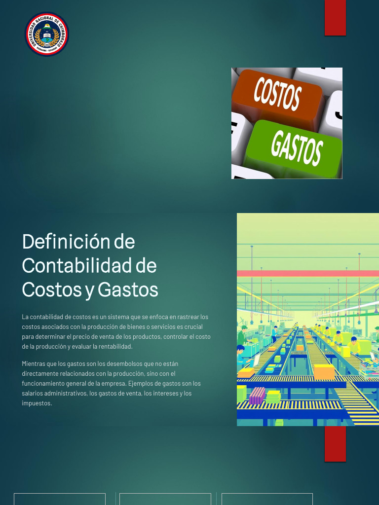 Definicion de Contabilidad de Costos y Gastos | PDF | Contabilidad de ...