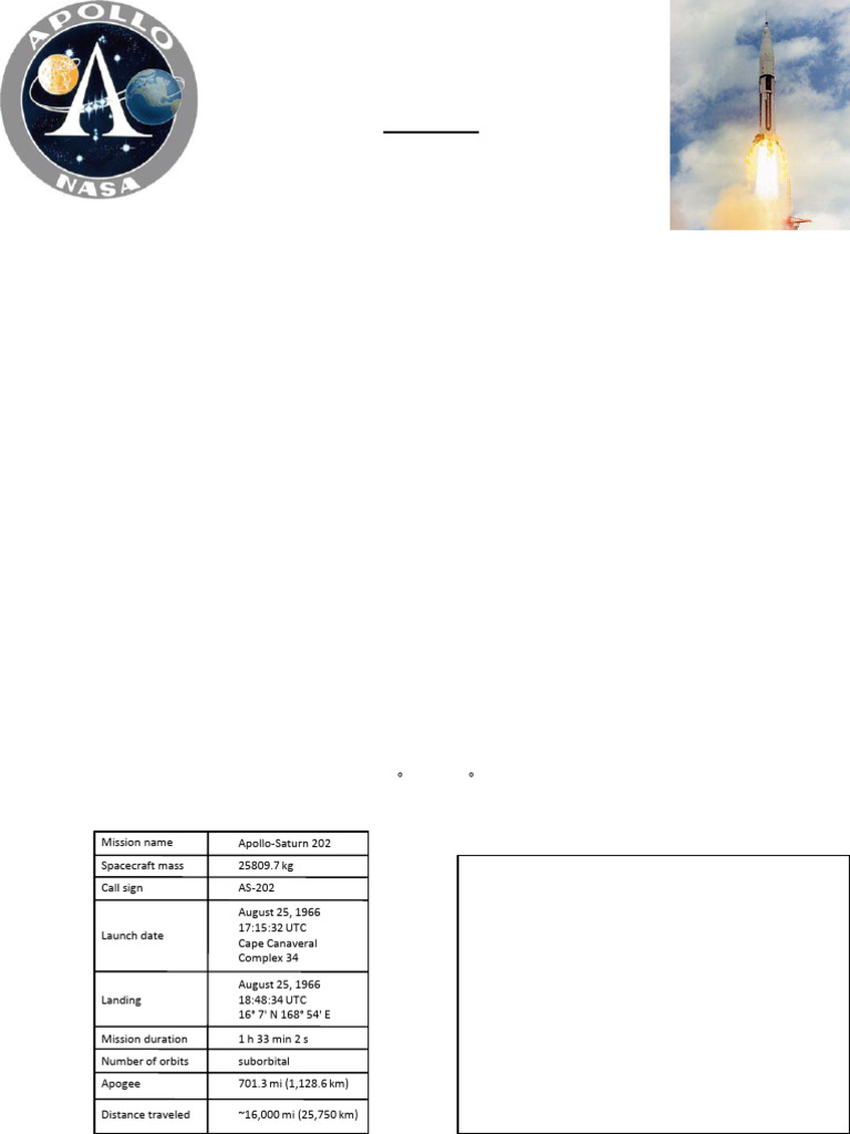 As 202 | PDF | Space Missions | Outer Space