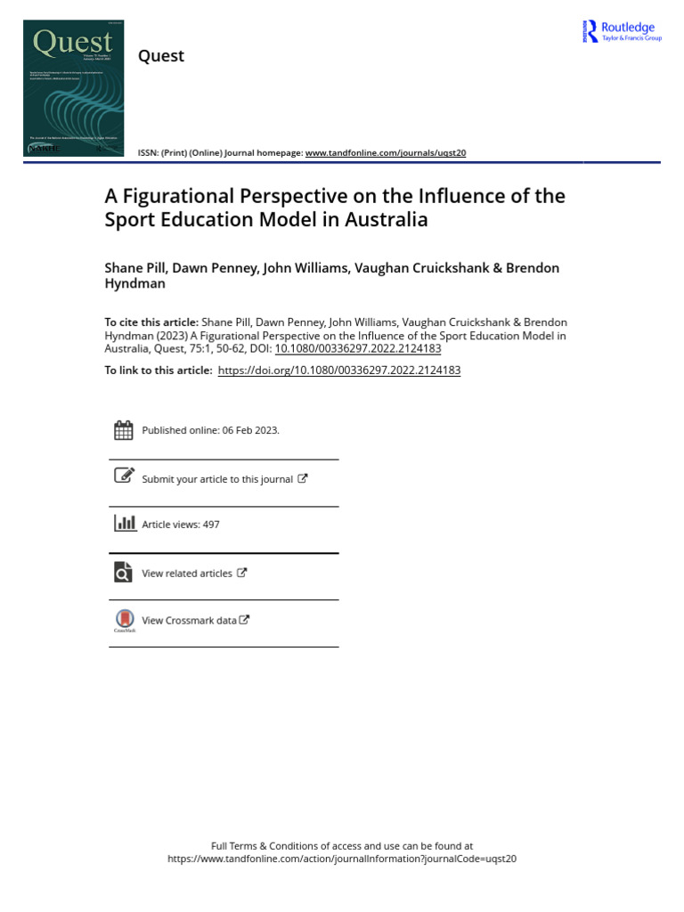 Influence of Sport Education in Australia | PDF | Pedagogy | Curriculum
