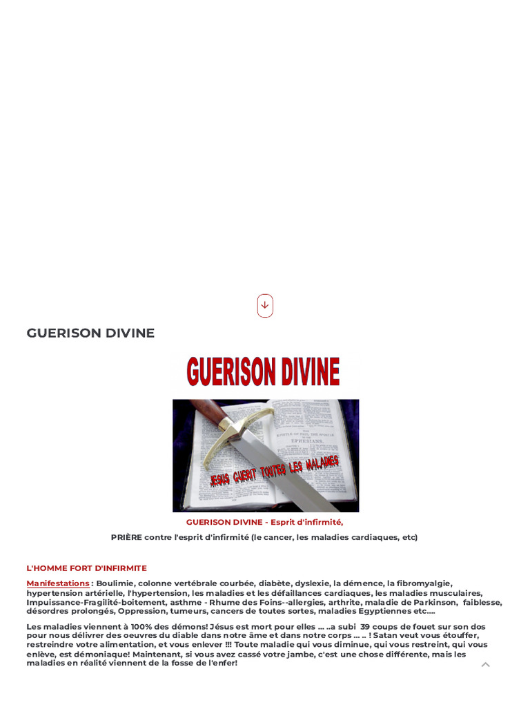 Guérison divine par la foi en Jésus | PDF | Évangile selon Marc | Jésus