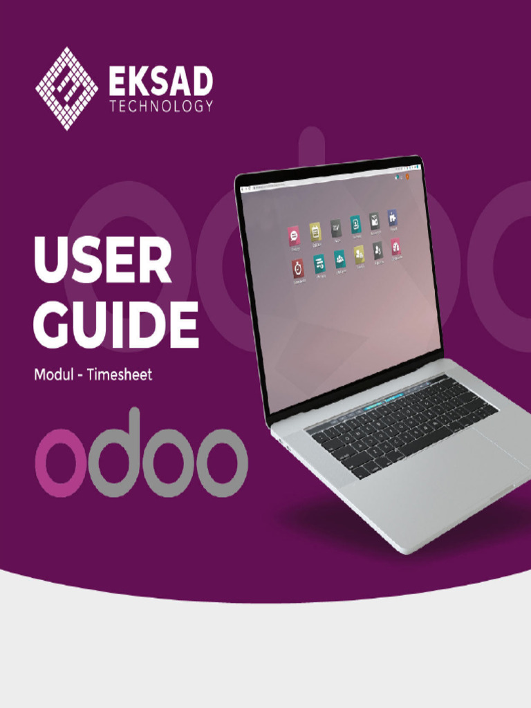 User Guide Odoo - Modul Timesheet | PDF