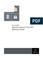 Recovery Solution™ 6.2 SP3 Reference Guide: Ltiris