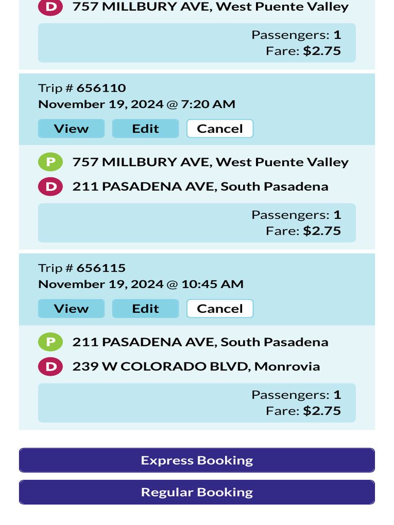 Online Booking - Access L.A | PDF