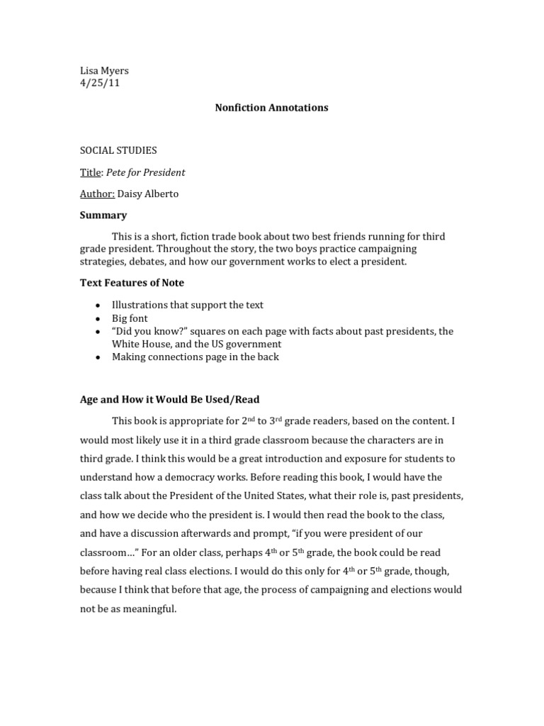 Nonfiction Annotation | PDF | Books | Elves