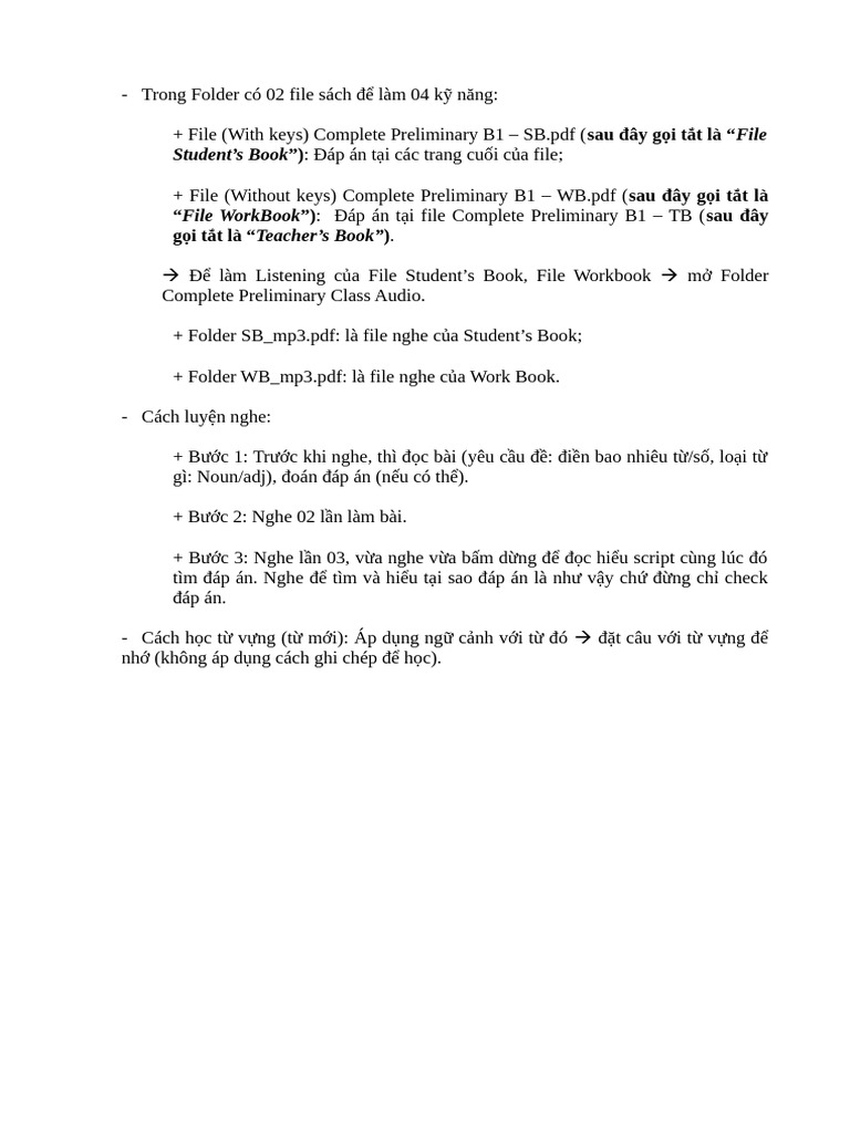 Learning B1 | PDF